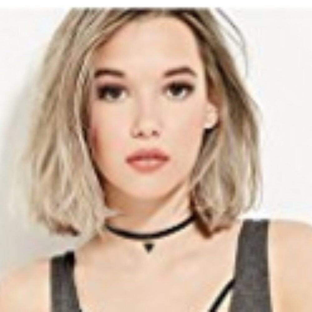 4 Black Chokers Gold Hardware Adjustable Size - Picture 5 of 9